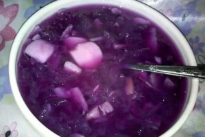 紫薯煮水后变色,是变质了吗?营养师:花青素在作怪,可以放心吃