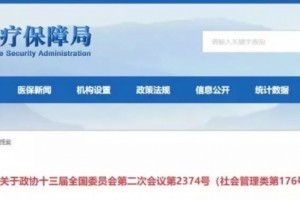 【关注】国家医保局回复能否提高门诊就医报销比例