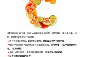 精准养分维生素C对身体有哪些协助缺少为何会引起多处出血